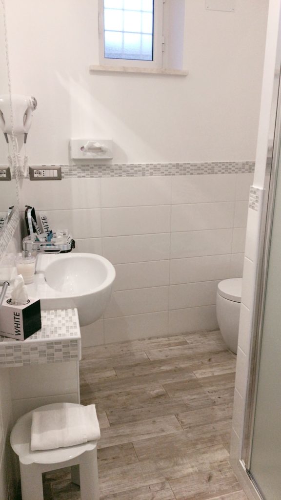 フィウミチーノ ホテル アルビスルーム 部屋 トイレ シャワー