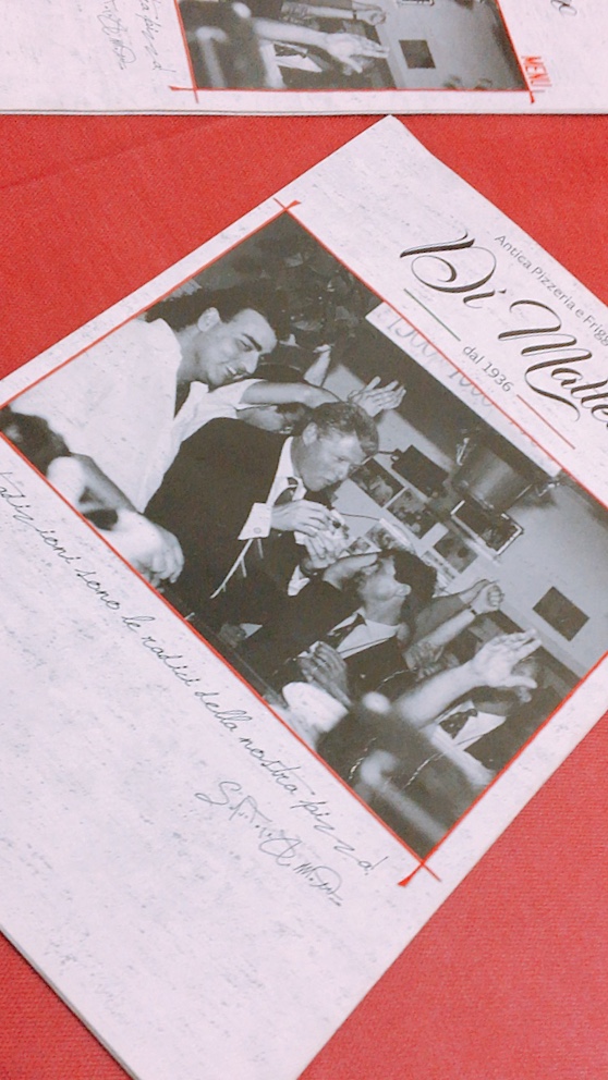 ナポリ ピザ メニュー