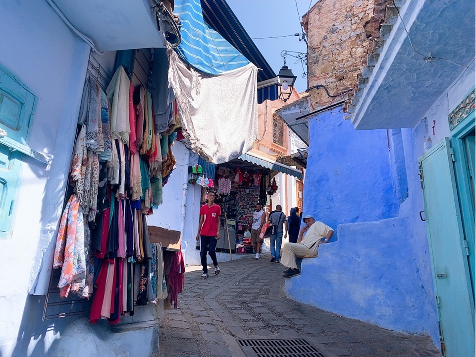 モロッコ シャウエン 青い街 観光 フォトスポット